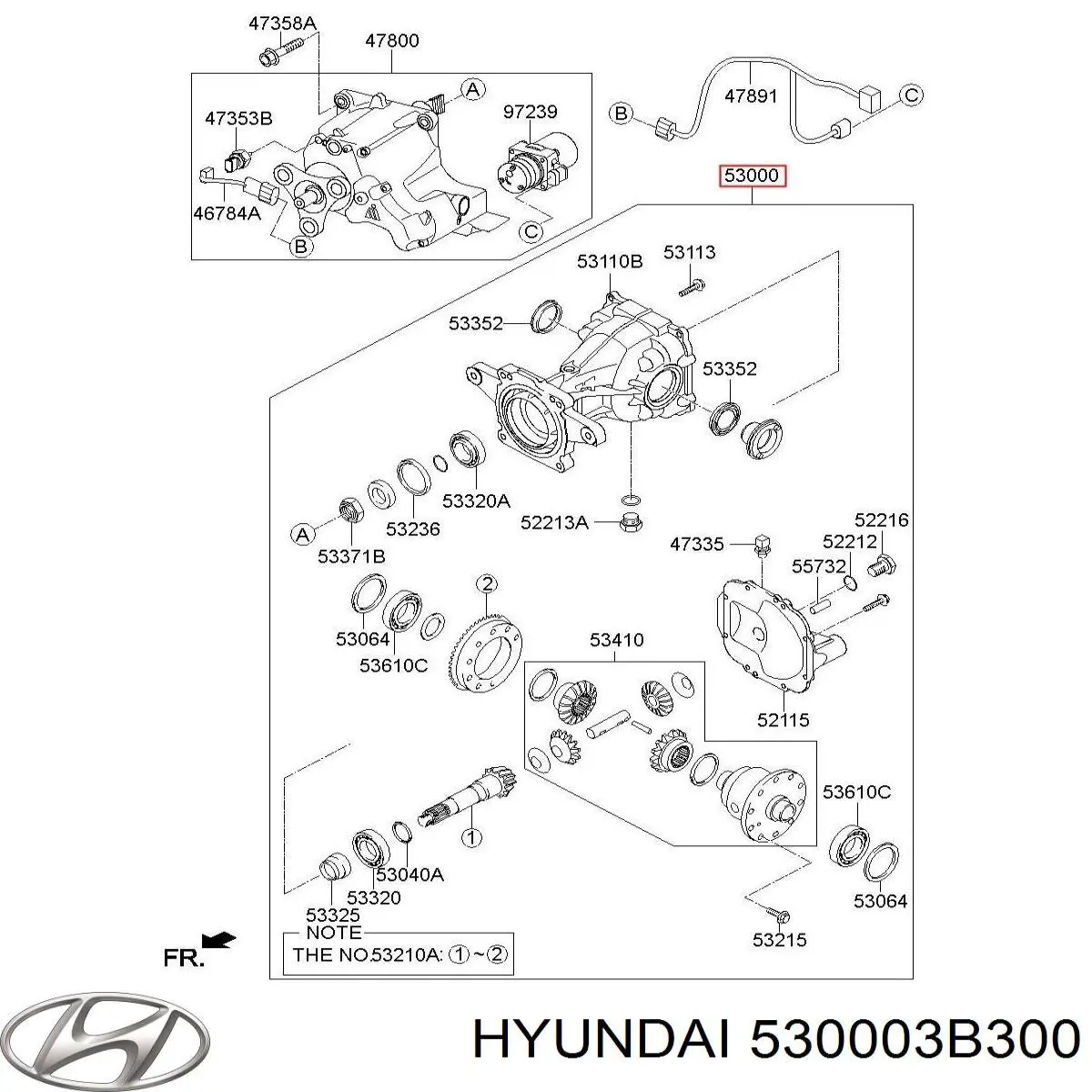 TQ51067 Tqparts Міст середній в зборі
