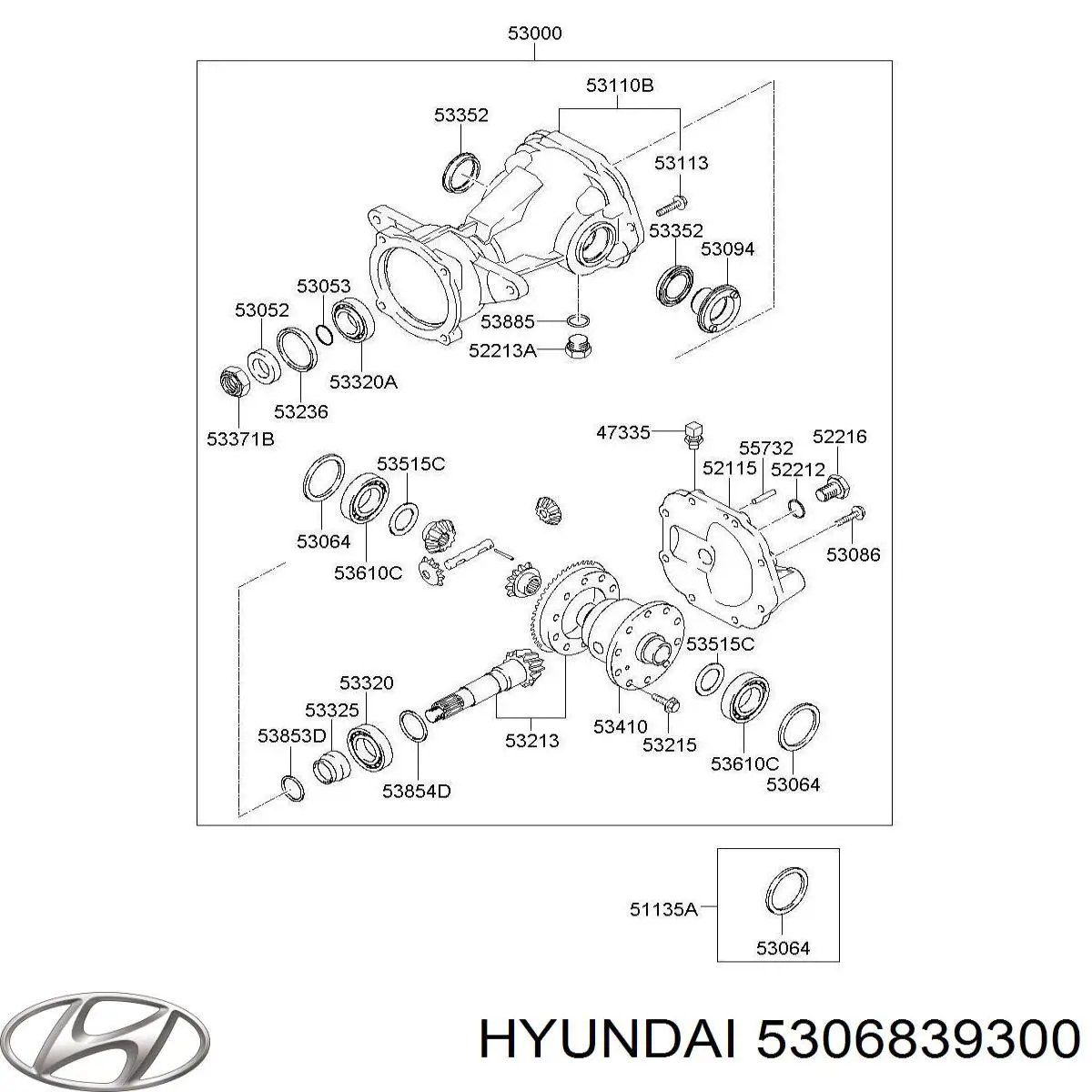 Купити 95GDW41610712C Febest Сальник редуктора заднього моста