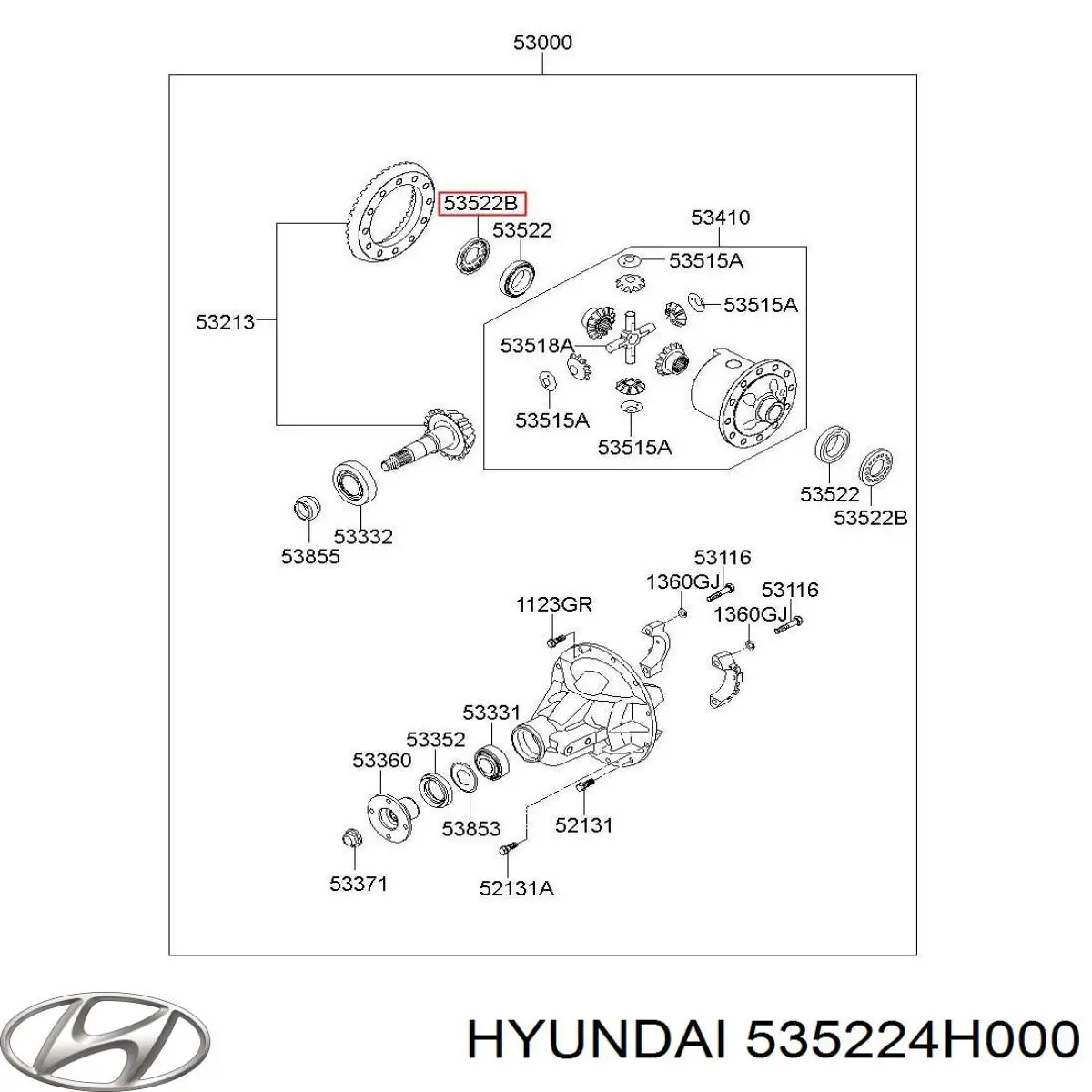  535224H000 Hyundai/Kia