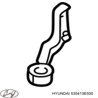 Кронштейн/траверса переднього редуктора, права Hyundai/Kia 535413E500 ціна, від 4.43 USD