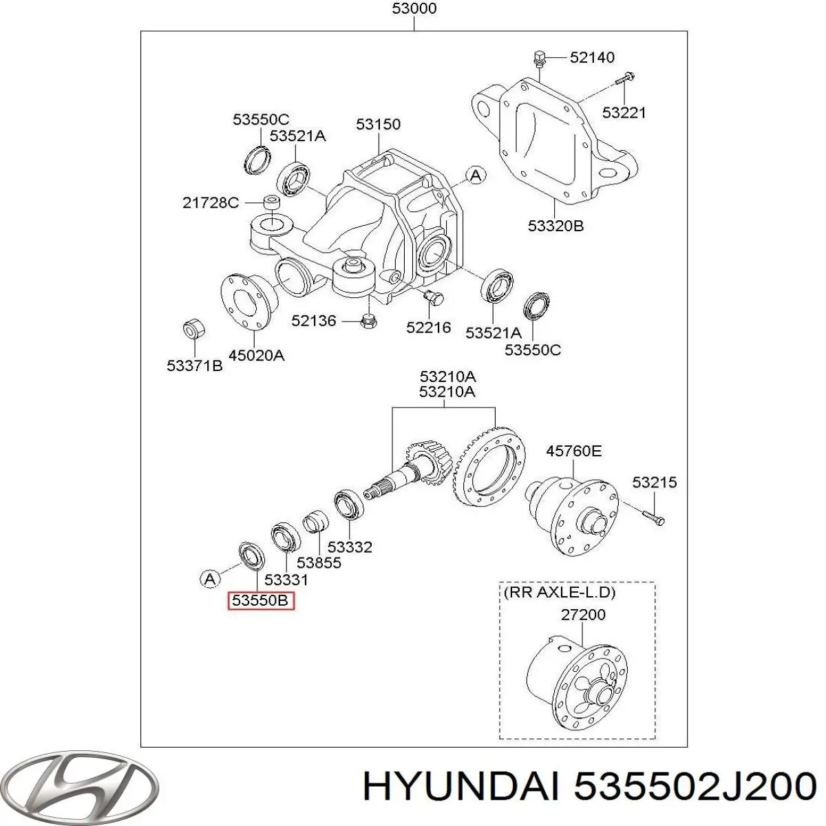  535502J200 Hyundai/Kia