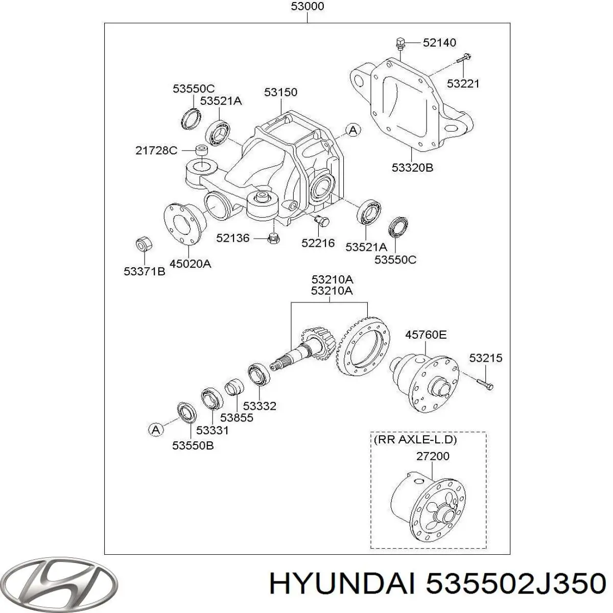 Купити 535502J350 Hyundai/Kia 