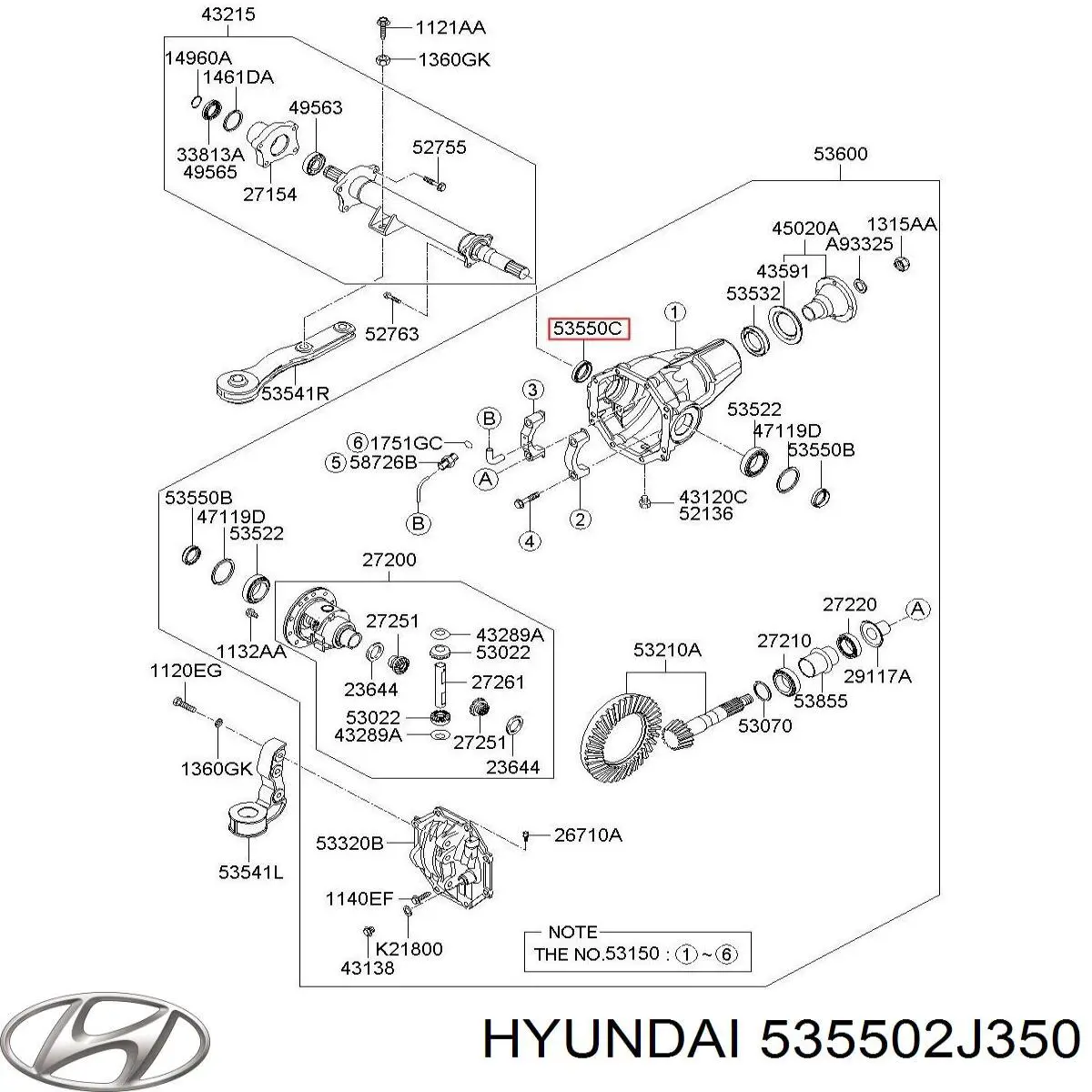  Hyundai/Kia 535502J350 ціна, від 6.40 USD