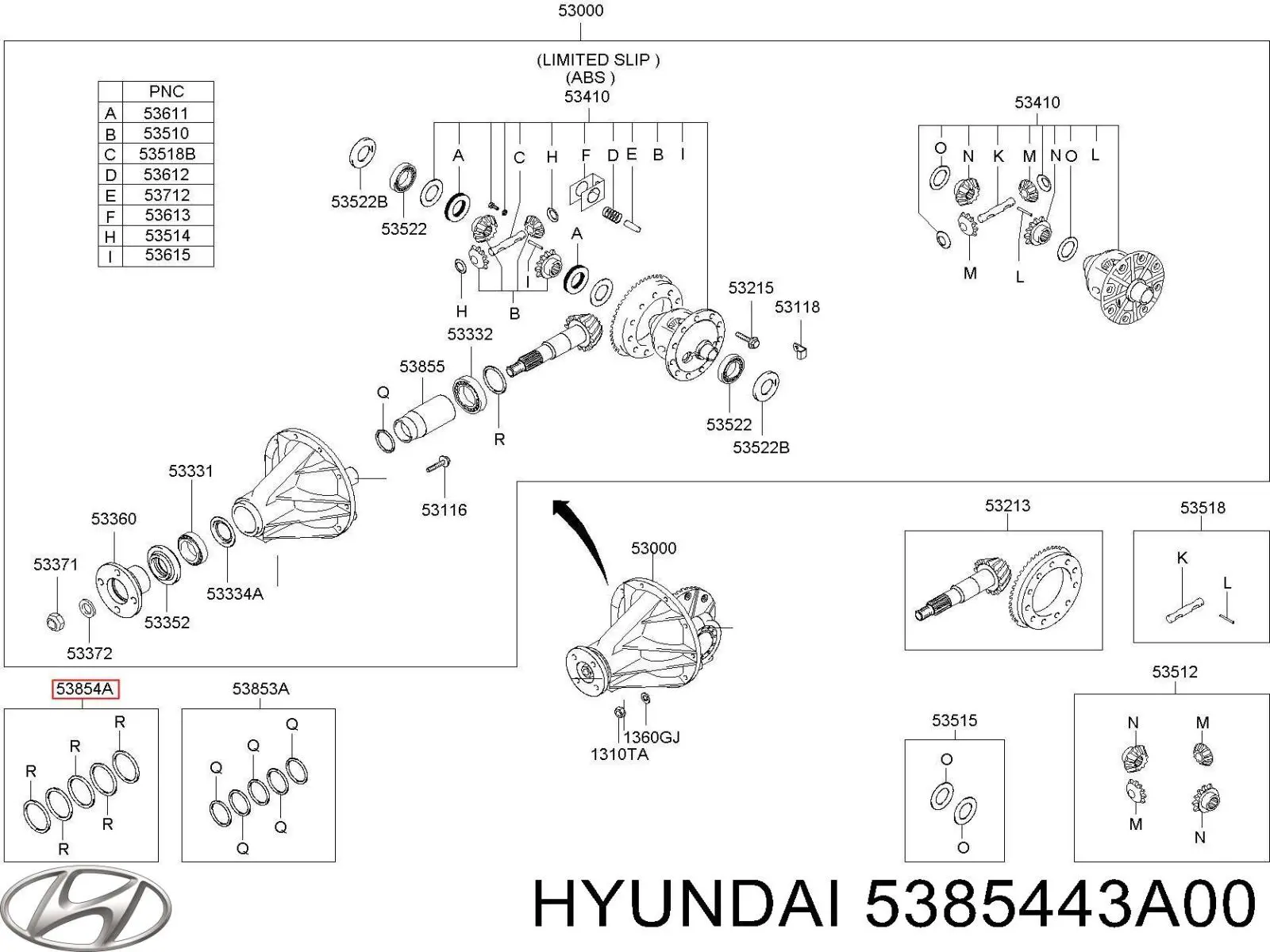  Hyundai/Kia 5385443A00 ціна, від 25.46 USD