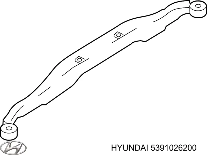 Кронштейн/траверса заднього редуктора, задня Hyundai/Kia 5391026200 ціна, від 22.50 USD