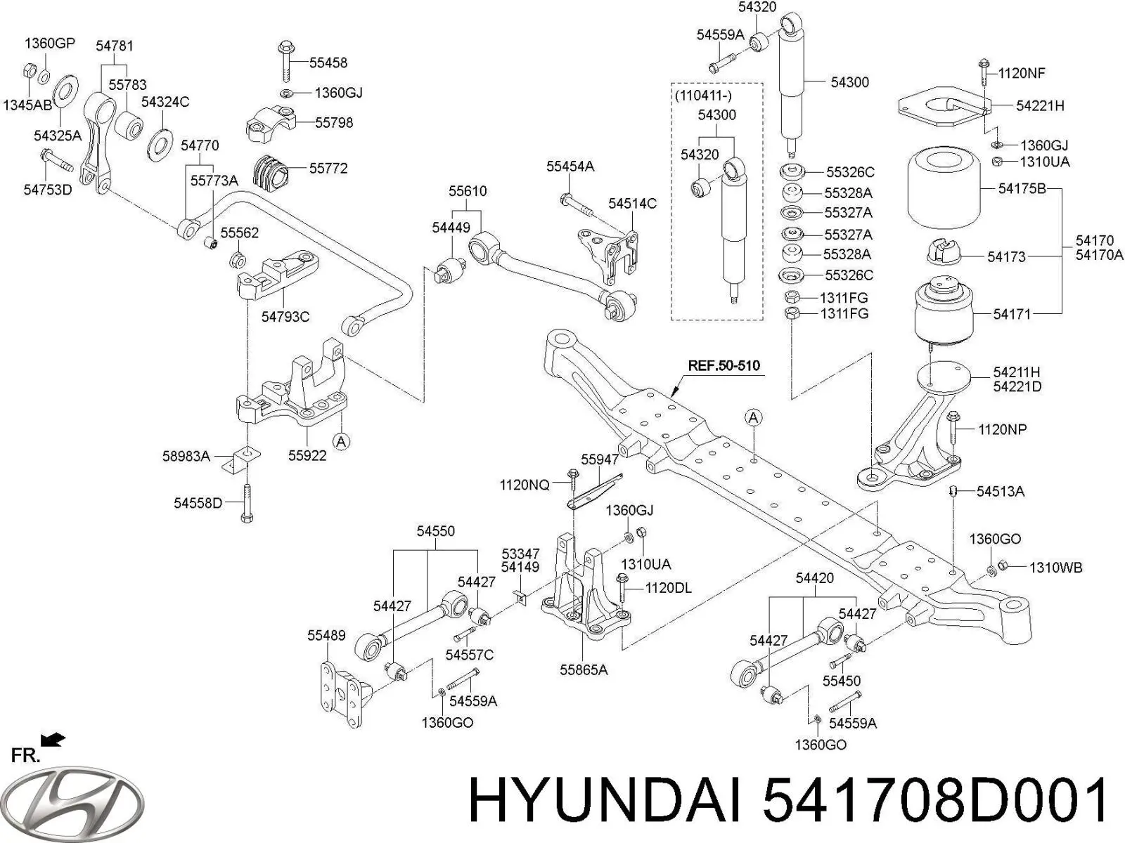  541708D001 Hyundai/Kia