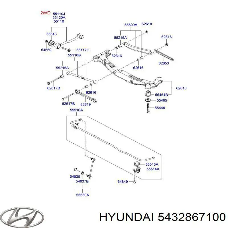  5432867100 Hyundai/Kia