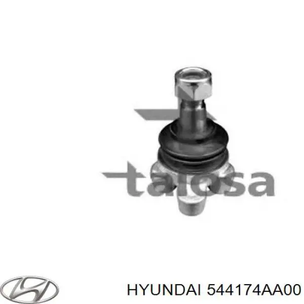 Кульова опора, верхня Hyundai/Kia 544174AA00 ціна, від 12.41 USD