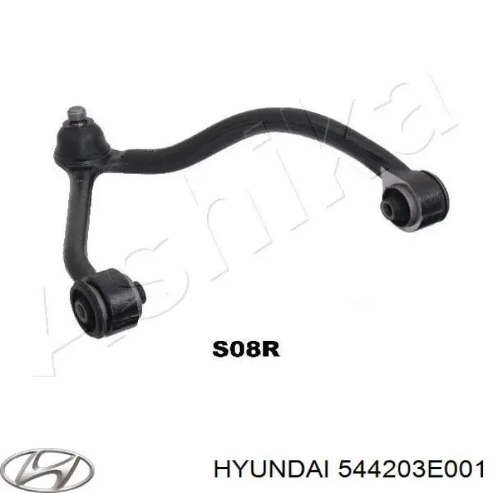 Важіль передньої підвіски верхній, правий Hyundai/Kia 544203E001
