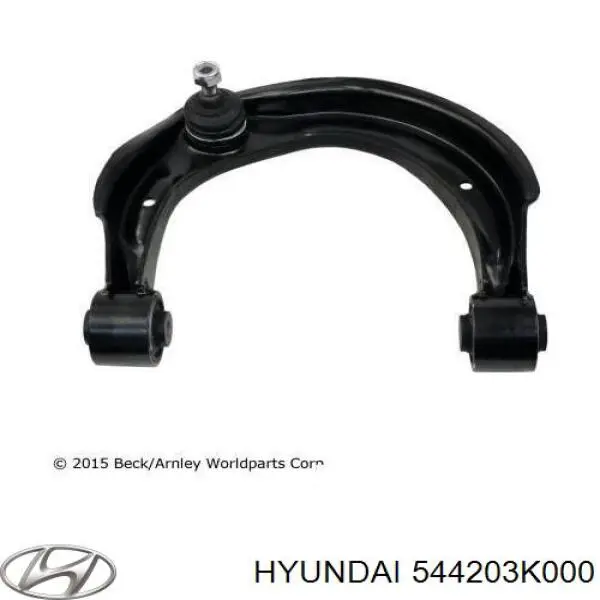 Важіль передньої підвіски верхній, правий Hyundai/Kia 544203K000 ціна, від 25.94 USD