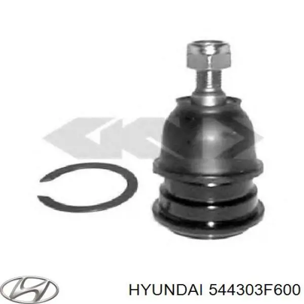 Кульова опора, верхня Hyundai/Kia 544303F600 ціна, від 9.91 USD