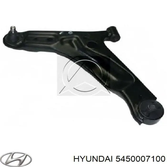 Важіль передньої підвіски нижній, лівий 5450007100 Hyundai/Kia