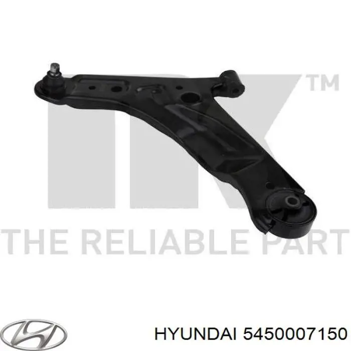 Важіль передній лівий Hyundai/Kia 5450007150 ціна, від 52.72 USD