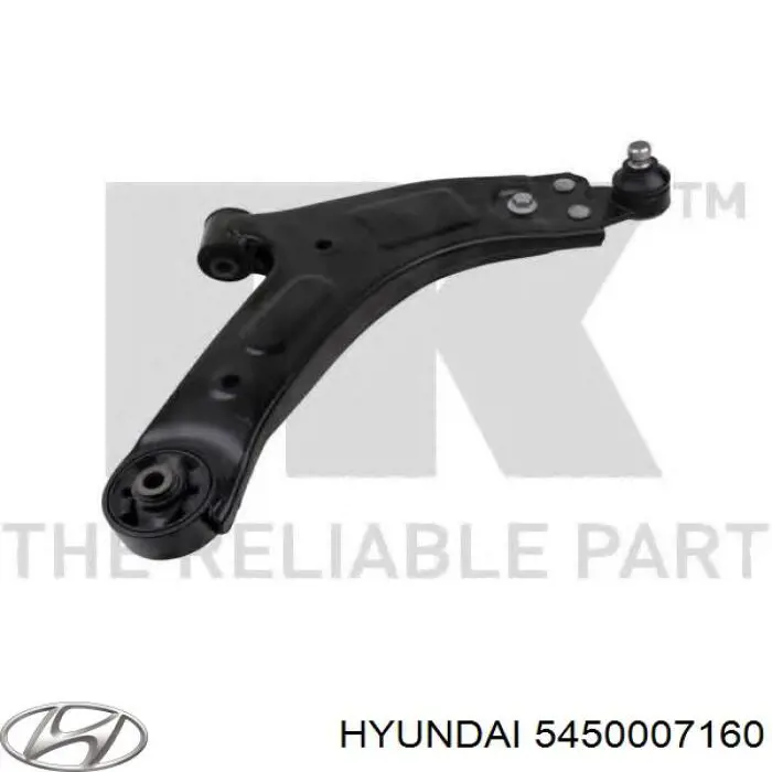 Важіль передній лівий Hyundai/Kia 5450007160 ціна, від 48.29 USD