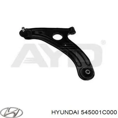 Купити 545001C000 Hyundai/Kia Лівий важіль передній нижній підвіски