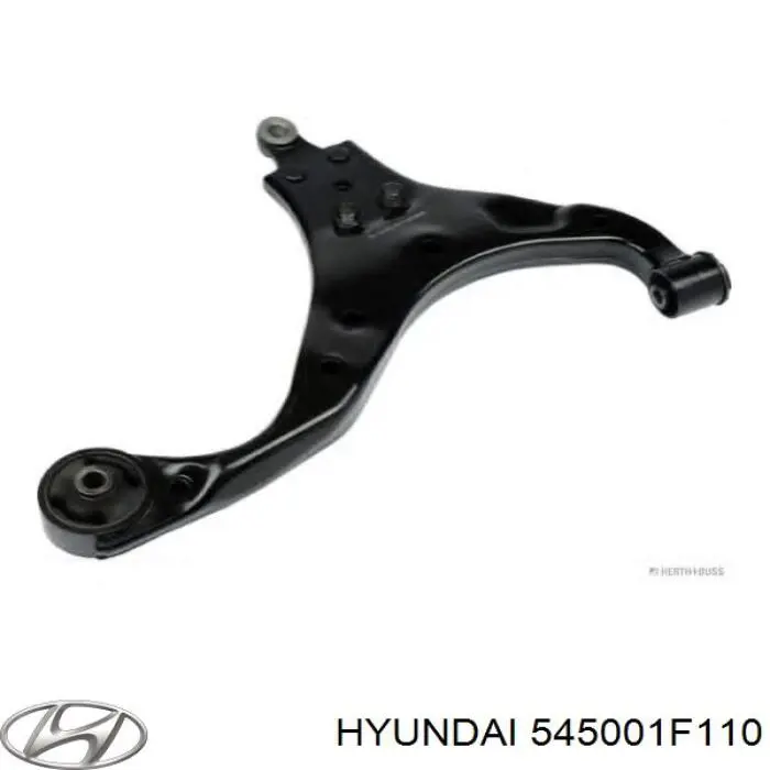 Важіль передньої підвіски нижній, лівий 545001F110 Hyundai/Kia