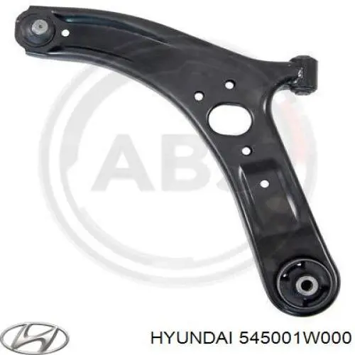 Важіль передньої підвіски нижній, лівий 545001W000 Hyundai/Kia