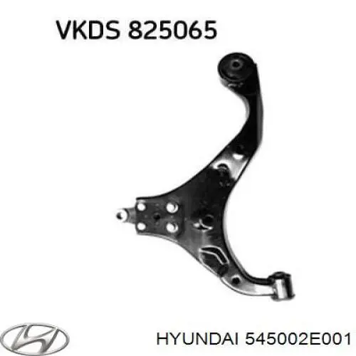 Важіль передньої підвіски нижній, лівий 545002E001 Hyundai/Kia