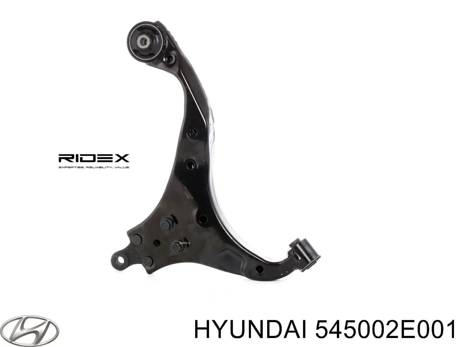 Важіль передньої підвіски нижній, лівий 545002E001 Hyundai/Kia