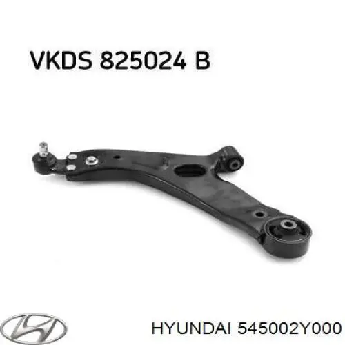 Купити 545002Y000 Hyundai/Kia Лівий важіль передній нижній підвіски