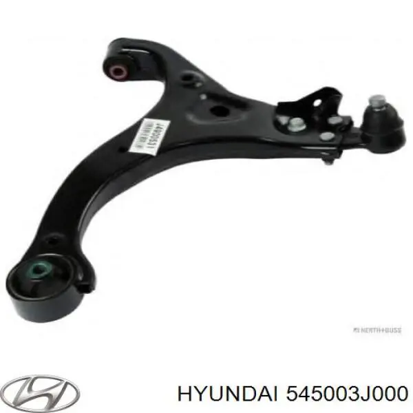 Купити 545003J000 Hyundai/Kia Лівий важіль передній нижній підвіски