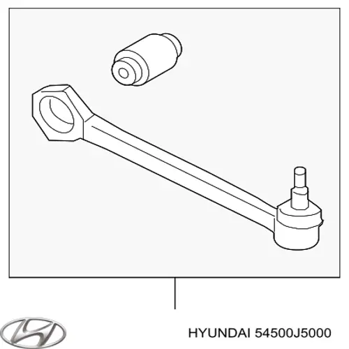  Hyundai/Kia 54500J5000 ціна, від 139.04 USD