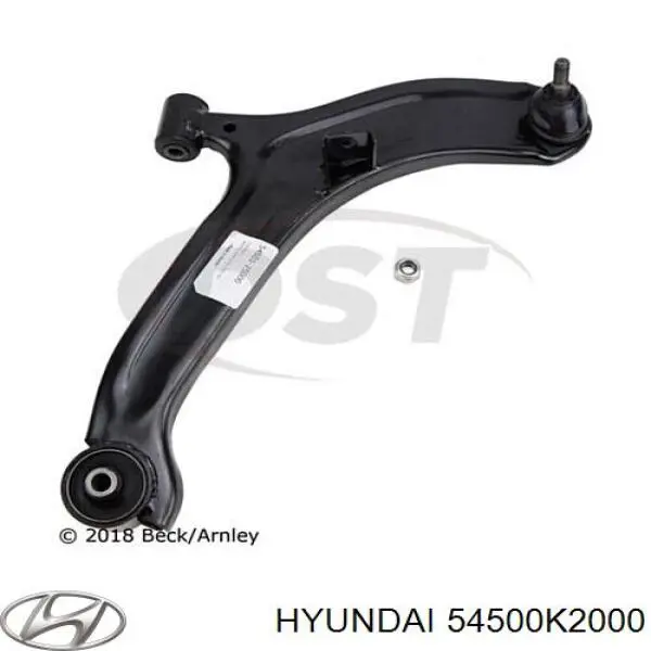 Важіль передній лівий Hyundai/Kia 54500K2000 ціна, від 164.43 USD