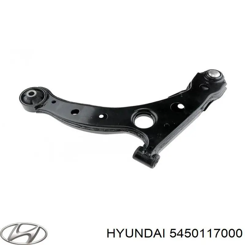 Правий важіль передній нижній підвіски Hyundai/Kia 5450117000