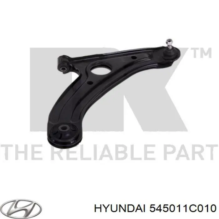 545011C010 Hyundai/Kia важіль передньої підвіски нижній, правий