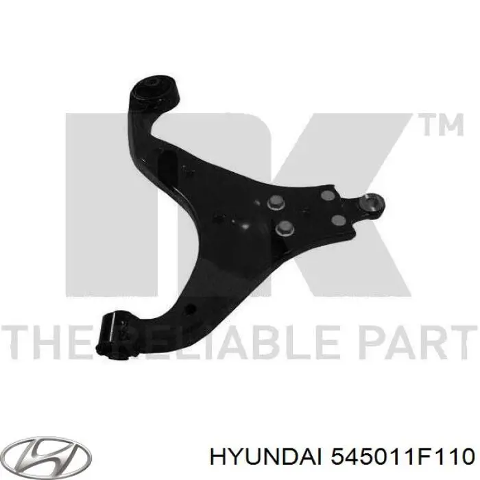 545011F110 Hyundai/Kia важіль передньої підвіски нижній, правий