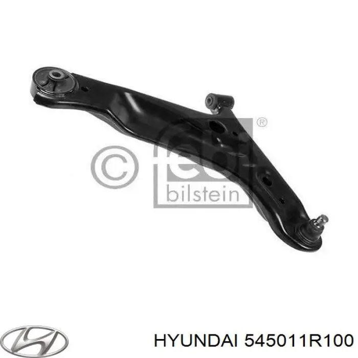 Правий важіль передній нижній підвіски Hyundai/Kia 545011R100