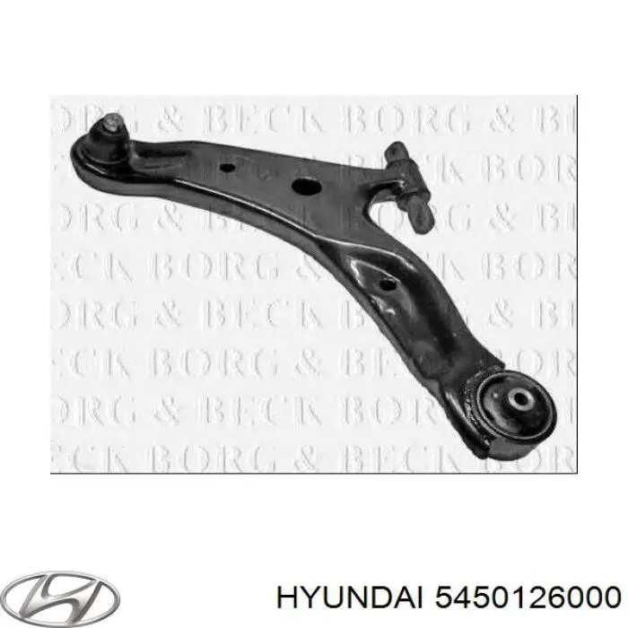 Важіль передній лівий Hyundai/Kia 5450126000 ціна, від 22.15 USD