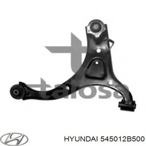 Правий важіль передній нижній підвіски Hyundai/Kia 545012B500