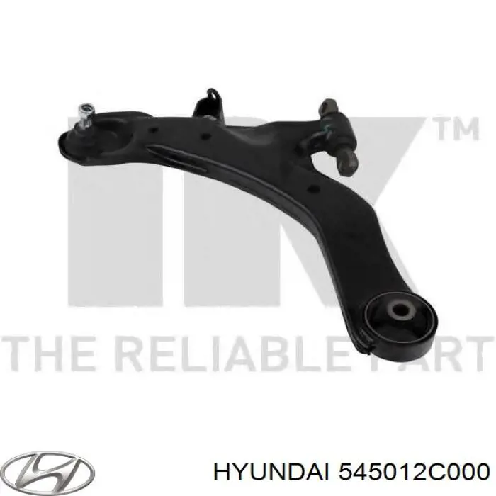 Купити 545012C000 Hyundai/Kia Важіль передньої підвіски нижній, правий