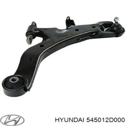 Важіль передньої підвіски нижній, правий Hyundai/Kia 545012D000 ціна, від 35.63 USD