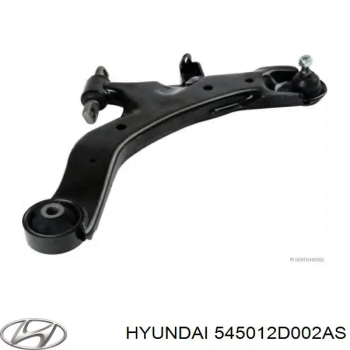 545012D002AS Hyundai/Kia важіль передньої підвіски нижній, правий
