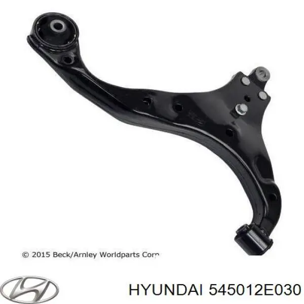 Правий важіль передній нижній підвіски Hyundai/Kia 545012E031