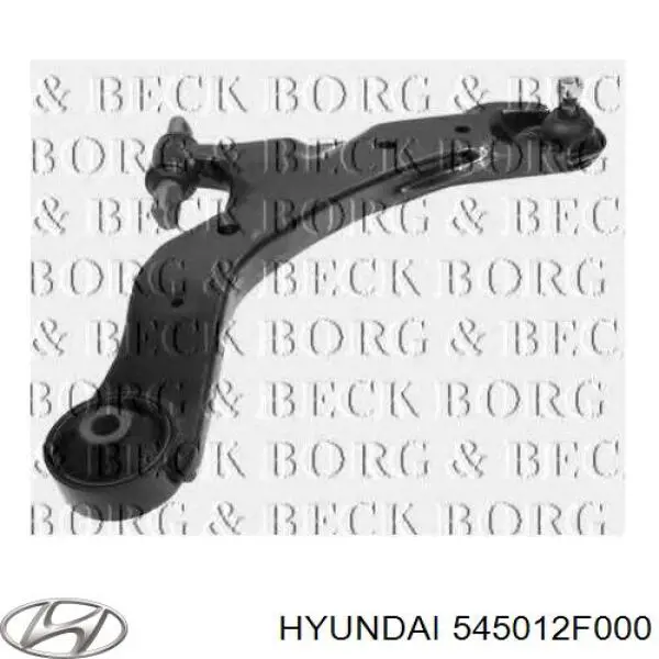 Важіль передньої підвіски нижній, правий Hyundai/Kia 545012F000 ціна, від 44.89 USD