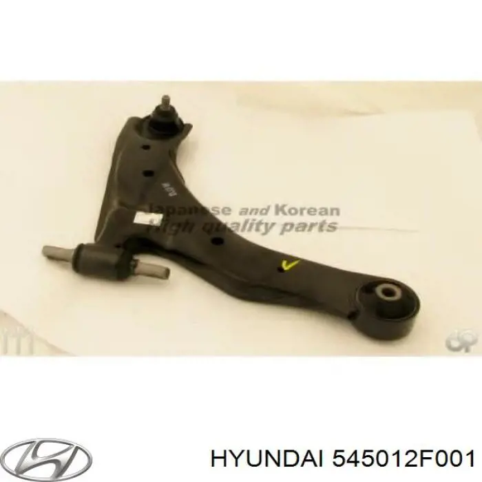 Важіль передньої підвіски нижній, правий 545012F001 Hyundai/Kia