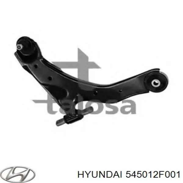 Правий важіль передній нижній підвіски Hyundai/Kia 545012F001