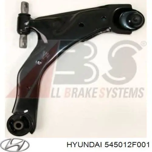 Важіль передньої підвіски нижній, правий Hyundai/Kia 545012F001 ціна, від 34.21 USD