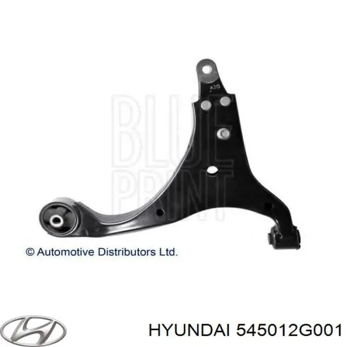 Правий важіль передній нижній підвіски Hyundai/Kia 545012G000