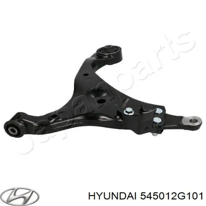 Важіль передньої підвіски нижній, правий 545012G101 Hyundai/Kia