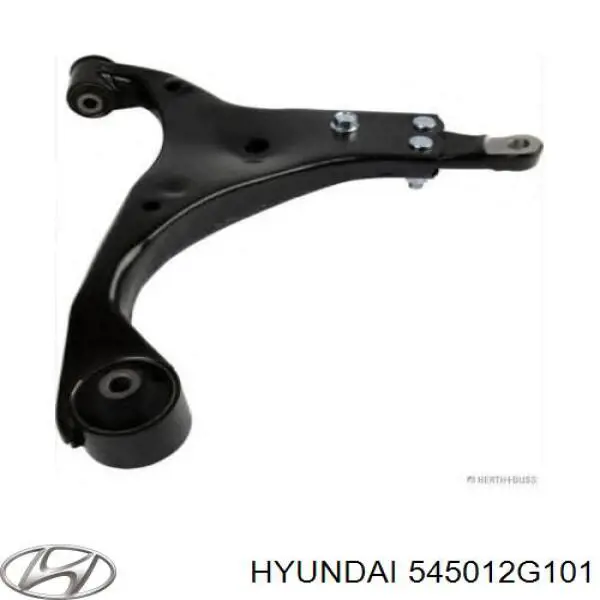 Важіль передньої підвіски нижній, правий 545012G101 Hyundai/Kia