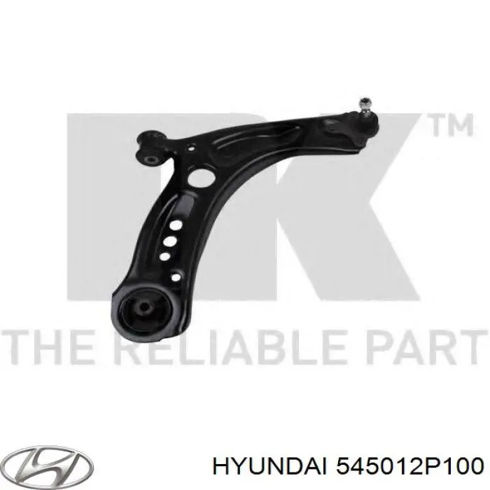 Важіль передньої підвіски нижній, правий Hyundai/Kia 545012P100 ціна, від 70.39 USD