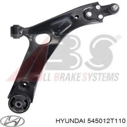 Важіль передньої підвіски нижній, правий Hyundai/Kia 545012T110 ціна, від 22.83 USD