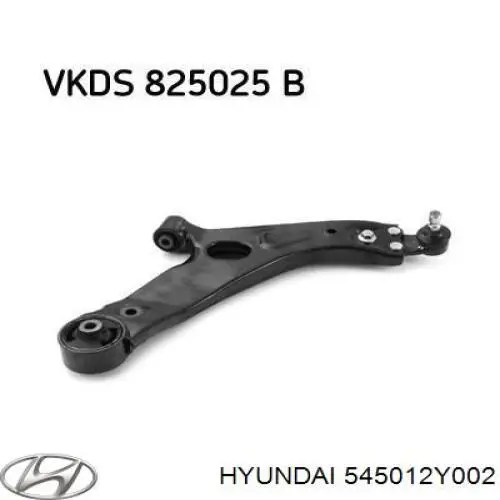 Важіль передньої підвіски нижній, правий Hyundai/Kia 545012Y002 ціна, від 35.19 USD