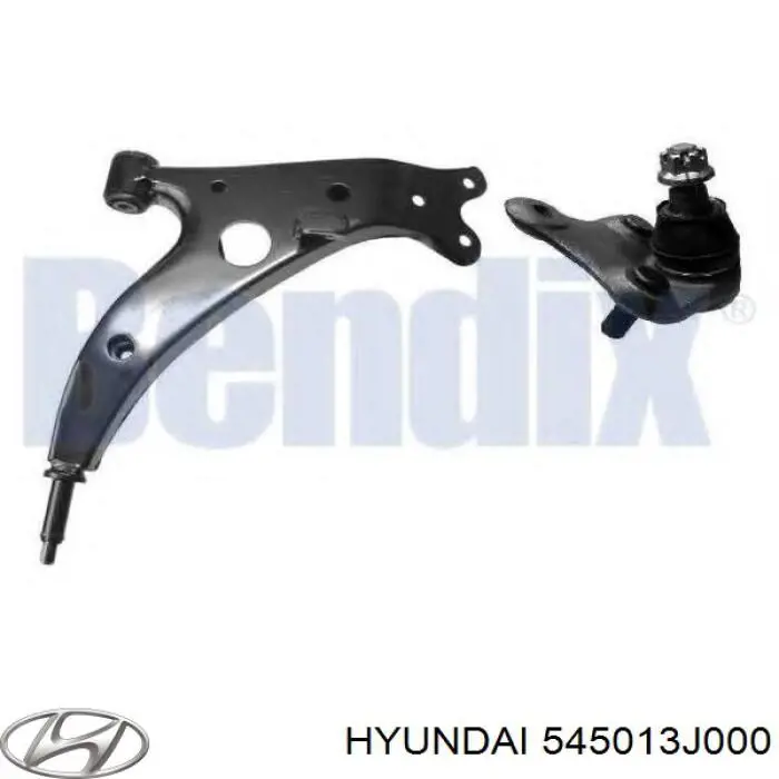 Купити 545013J000 Hyundai/Kia Важіль передньої підвіски нижній, правий