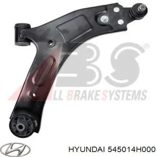 Купити 545014H000 Hyundai/Kia Важіль передньої підвіски нижній, правий