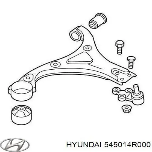 Важіль передній лівий AYD 9721274 ціна, від 101.82 USD